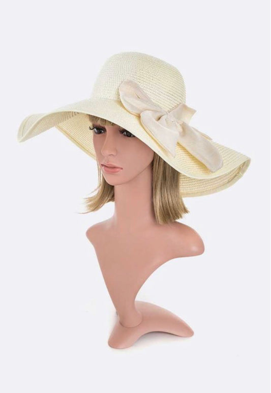 Floppy Sun Hat With Ribbon