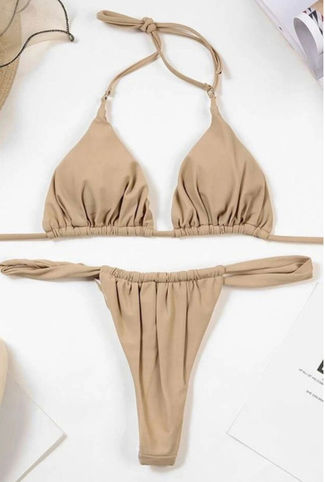 Nude Two-piece Swimsuit