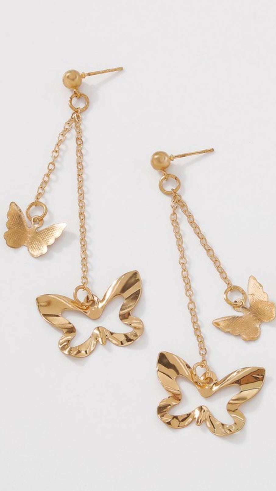 Butterfly Drop Earrings