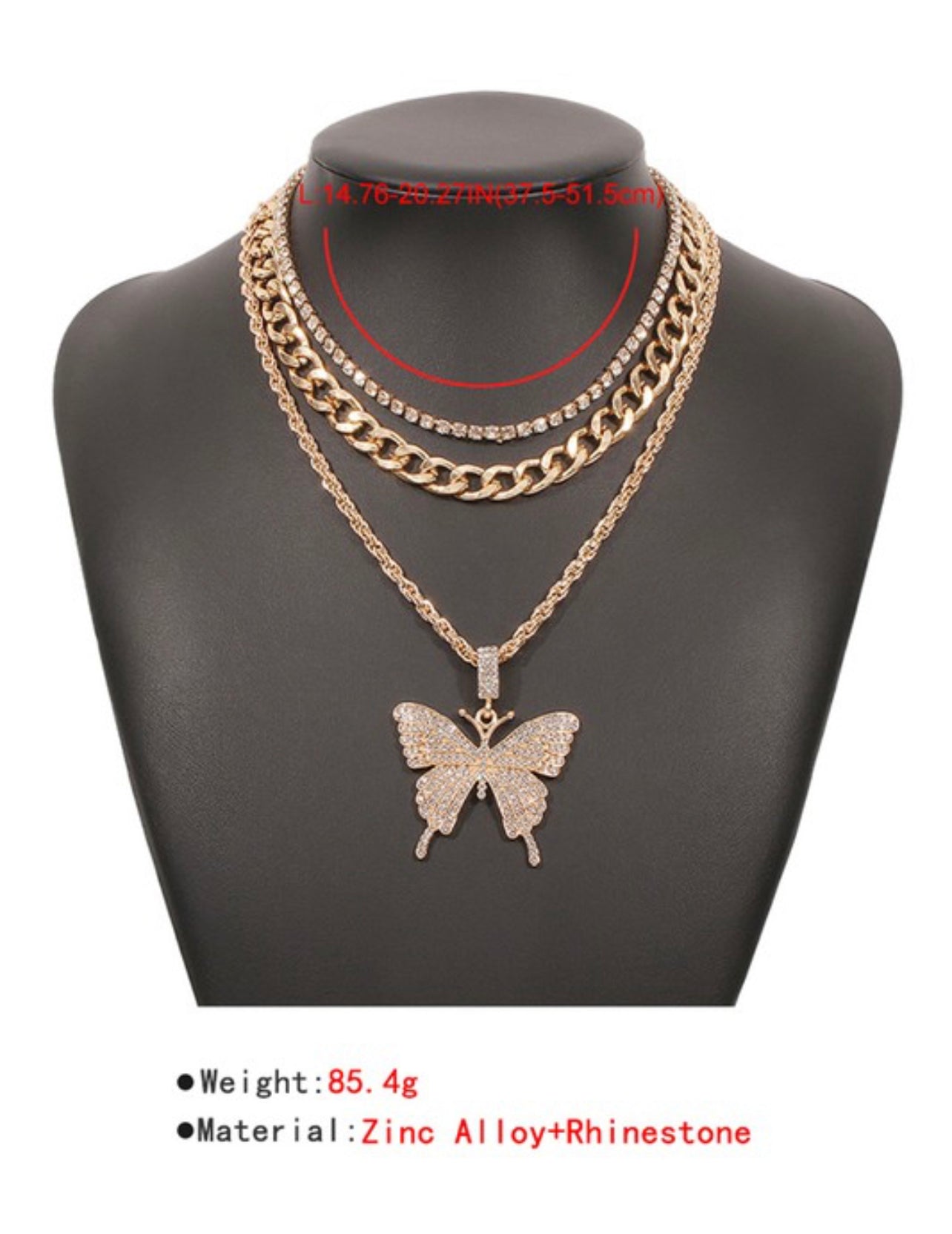 Butterfly Pendant Necklace