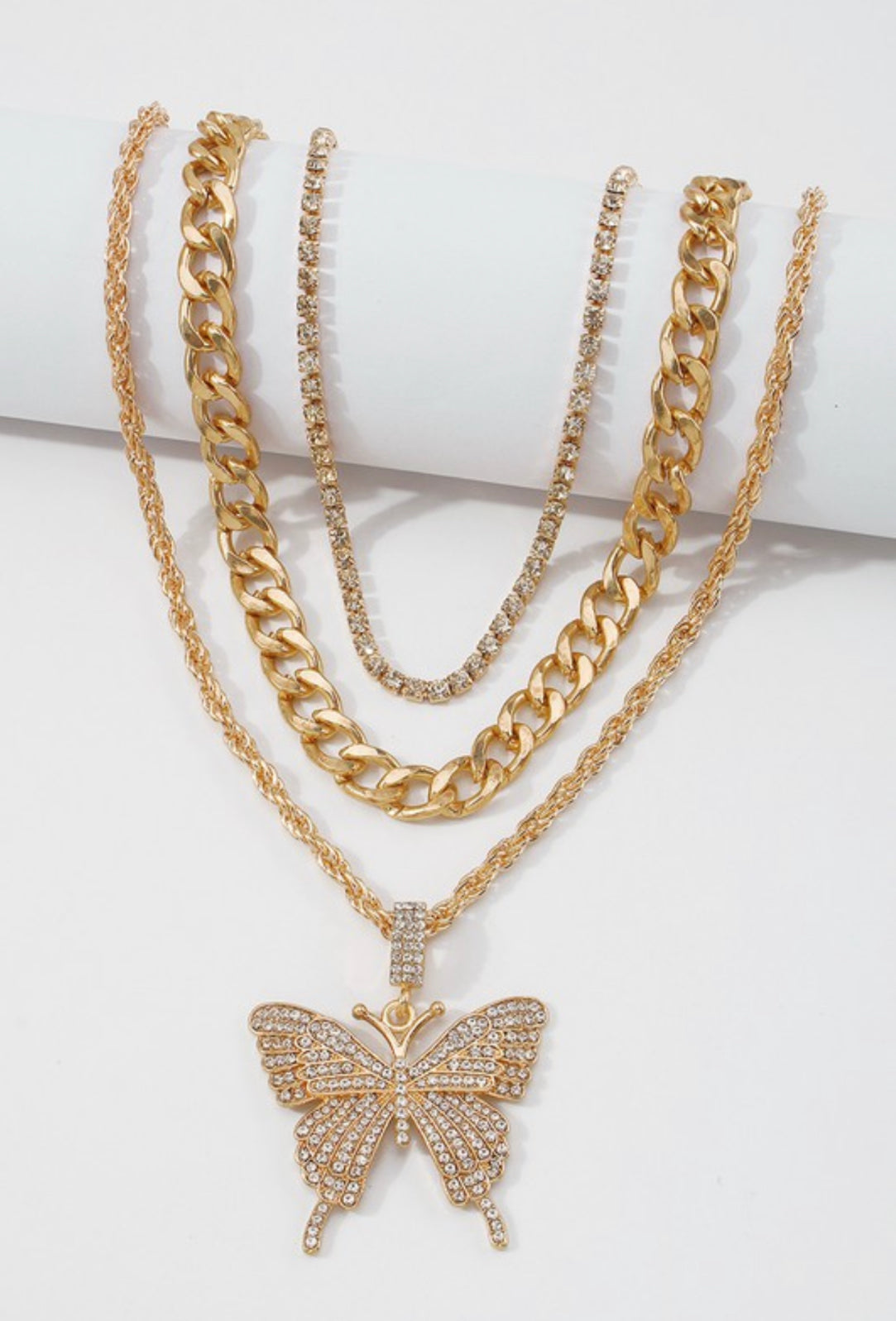 Butterfly Pendant Necklace